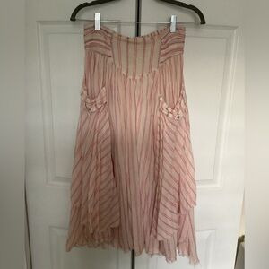 Free People one Elisa striped midi skirt